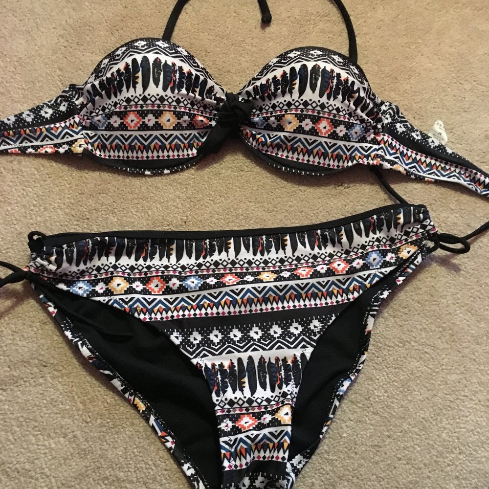 Tribal Print Bikini Size Medium 5/$25!
